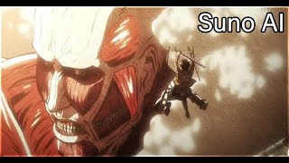 Warriors Cry  Attack On Titan Suno AI [upl. by Valleau]