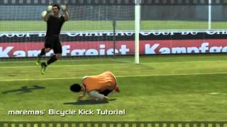 شرح كيفية تسجيل أهداف بضربة مقص في لعبة PES 2013 [upl. by Naivaf]