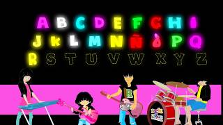 Spanish ABC song for kids Alfabeto en español El abecedario [upl. by Ninos]