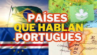 🦜 10 PAÍSES QUE HABLAN EL IDIOMA PORTUGUÉS [upl. by Anilrahc]