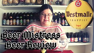 Beer Mistress BEER REVIEW 125  Westmalle Trappist Tripel [upl. by Oiruam]