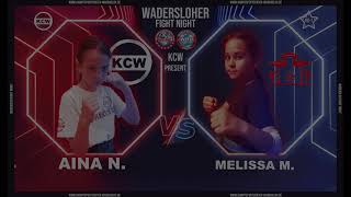 240914 WFN Fight 08 Aina N Kampfsportcenter Wadersloh vs Melissa M Budo Sport Altessen [upl. by Biagio]