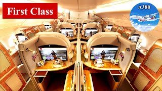 Emirates First Class A380 Flight from Dubai to Tokyo  OnBoard Shower  Dubai Lounge [upl. by Collbaith]