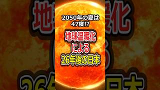 【防災】2050年の夏は47度⁉︎地球温暖化による26年後の日本防災 災害 地球温暖化 対策 [upl. by Esorlatsyrc]