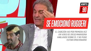 ¡IMPERDIBLE El video de Maradona hablando sobre Ruggeri que emocionó al Cabezón [upl. by Watanabe385]