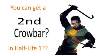 How to Pick Up the Crowbar in Blast Pit in HalfLife [upl. by Zetneuq]