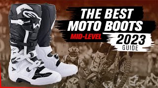 Best MidLevel Motocross Boots  2023 [upl. by Enniotna697]