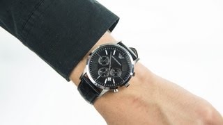 Armani Chronograph Strap Watch AR2447 [upl. by Ziagos251]