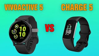 Garmin Vivoactive 5 vs Fitbit Charge 6  Full Specs Compare Smartwatches [upl. by Celestia]