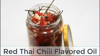 Thai Red Chili Flavored Oil  Spicy Food [upl. by Ssitruc860]