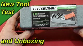 Harbor Freight Pittsburgh Impact Screwdriver Unboxing and Review [upl. by Nikola]