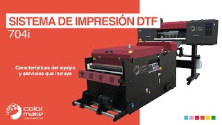 𝗜𝗺𝗽𝗿𝗲𝘀𝗼𝗿𝗮s 𝗗𝗧𝗙 𝟳𝟬𝟰𝗶 𝗛𝗶𝗴𝗵 𝗦𝗽𝗲𝗲𝗱  Sistema de impresión DTF  Características [upl. by Aridni]