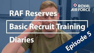 RAF Basic Recruit Training Course Diaries 5 Inspections amp Exams military militarytraining [upl. by Assiren]