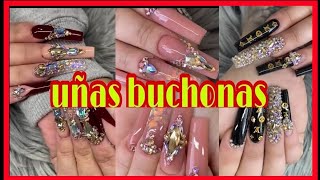 tendencia en uñas 2021 decoración en uñas buchonas 💅 pattynails [upl. by Kayla556]