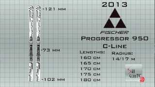 2013 Fischer quotProgressor 950quot CLine カービングスキー Ski Test By Tim Flanagan [upl. by Neom971]