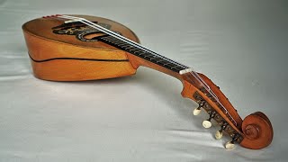 Mandolin with deep flat back by Viscardo Maccolini [upl. by Donalt]