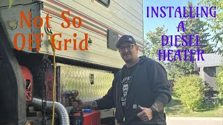 Installing a Vevor 8Kw Diesel Heater on the Camper Rig [upl. by Manda]