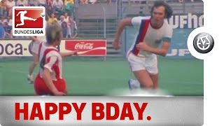 Franz Beckenbauer Turns 70  Happy Birthday from the Bundesliga [upl. by Wally396]