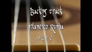 Backing track flamenco rumba Am G F E [upl. by Eilata]