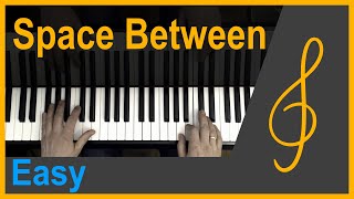 Space Between  From quotDescendants 2quot Easy piano cover [upl. by Cunningham796]