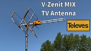 Televes VZenit MIX Outdoor TV Antenna Review Model 149381 [upl. by Rubenstein816]