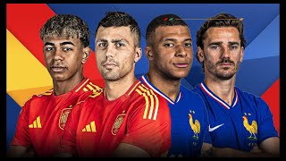 Espagne v France  DemiFinale  Euro 2024 [upl. by Cob]