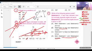 Grade 7 Maths Olympiad Class66 Angles 3rd Oct [upl. by Lekram616]