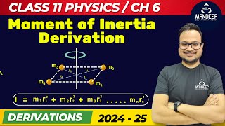 Moment of Inertia Derivation  Class 11 Physics Important Topics  2024  25 [upl. by Weslee]