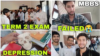 MBBS EXAMS Failed in TERM 2 EXAM ☠️ MBBS exams are hard to pass😭 mbbs vlogs neet aiims [upl. by Andrei566]