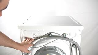 Samsung Washing Machine 80T504DAEA  How to Find Serial Number Where is SN [upl. by Gnilyarg]