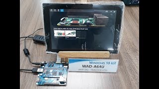 WADA64U MIPIDSI Display  Windows 10 IoT Core1709 Ver [upl. by Ecinrahs980]