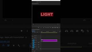 How To Create glowing text in premiere pro PART 1 [upl. by Martelli]