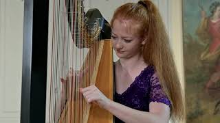 Toccata Guillaume Connesson  by Inge van Grinsven on harp [upl. by Brandes]