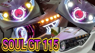 Soul GT Modifikasi  Projie Soul GT  Modifikasi Headlamp [upl. by Leay]