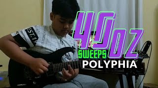 Polyphia  40oz sweeps Guitar cover [upl. by Tnilc374]