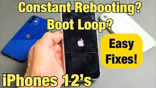 iPhone 12s Stuck in Constant Rebooting Boot Loop with Apple Logo Off amp On Nonstop FIXED [upl. by Nitsir]