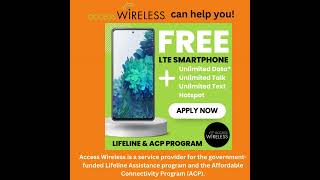 Access Wireless can help pay for your Cell Phone bill [upl. by Delbert]