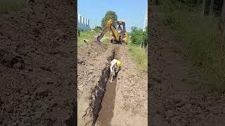 Bedding used for pipe laying work shortvedio viralvideo construction civilwork [upl. by Archibold]