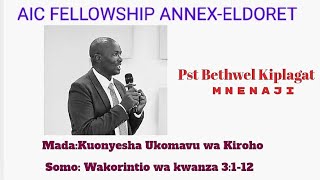 01092024  AIC FELLOWSHIP ANNEX  ELDORET KISWAHILI ONLINE SERVICE [upl. by Elspeth]