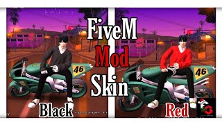 gta samp FiveM mod skin RedBlack for PC [upl. by Ahsiaa65]