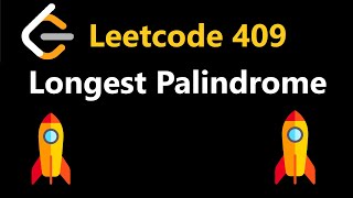 Longest Palindrome  Leetcode 409  Python [upl. by Sivrup]