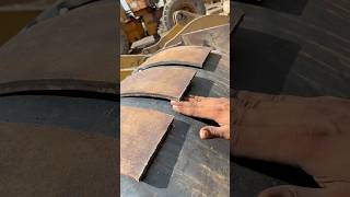 Amazing process for excavator new bucket back plate adjust with welding tools shorts welding [upl. by Latsyrk]