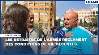 Les retraités de larmée réclament des conditions de vie décentes [upl. by Barcellona]