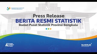 Rilis Berita Resmi Statistik BPS Provinsi Bengkulu 1 Juli 2024 [upl. by Namar]