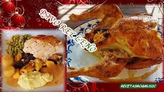 PAVO RELLENO 🎄NAVIDEÑO 💉Cómo Emborracharlo 😍Receta de mi Madre y acompañantes🍏 🚩 Recetasroampmusic 113 [upl. by Vachill]