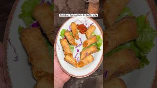 Delicious spring rolls Rs 140 only springroll youtubers foodieslover indiancuisine delicious [upl. by Clevie965]