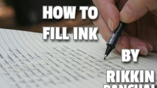 HOW TO FILL INK IN TRIMAX PEN  RORITO TMAX [upl. by Maise910]