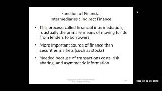 Lecture 2 Financial Market and Institutions [upl. by Annoed]