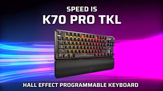 CORSAIR K70 PRO TKL Gaming Keyboard Official Introduction [upl. by Yornek]