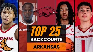 Top 25 Backcourts In College Basketball Arkansas Razorbacks [upl. by Ellenad]